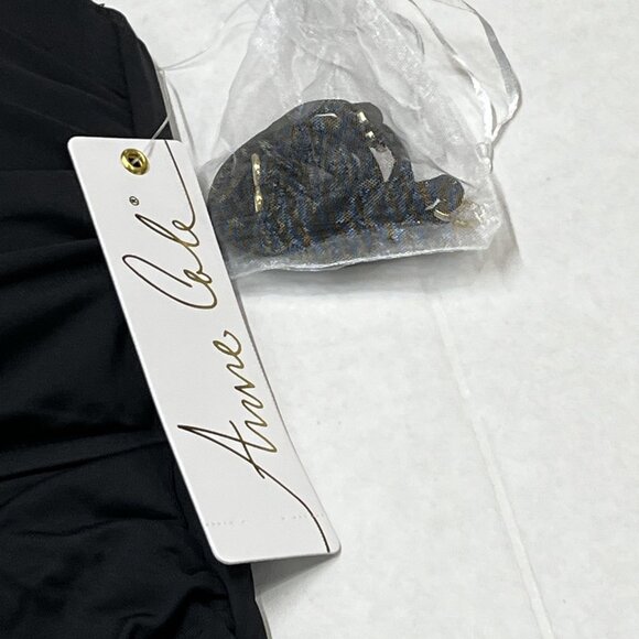 Anne Cole Swimsuit Womens 8 Black Twist Front Shirred One Piece Full Coverage - Picture 8 of 11